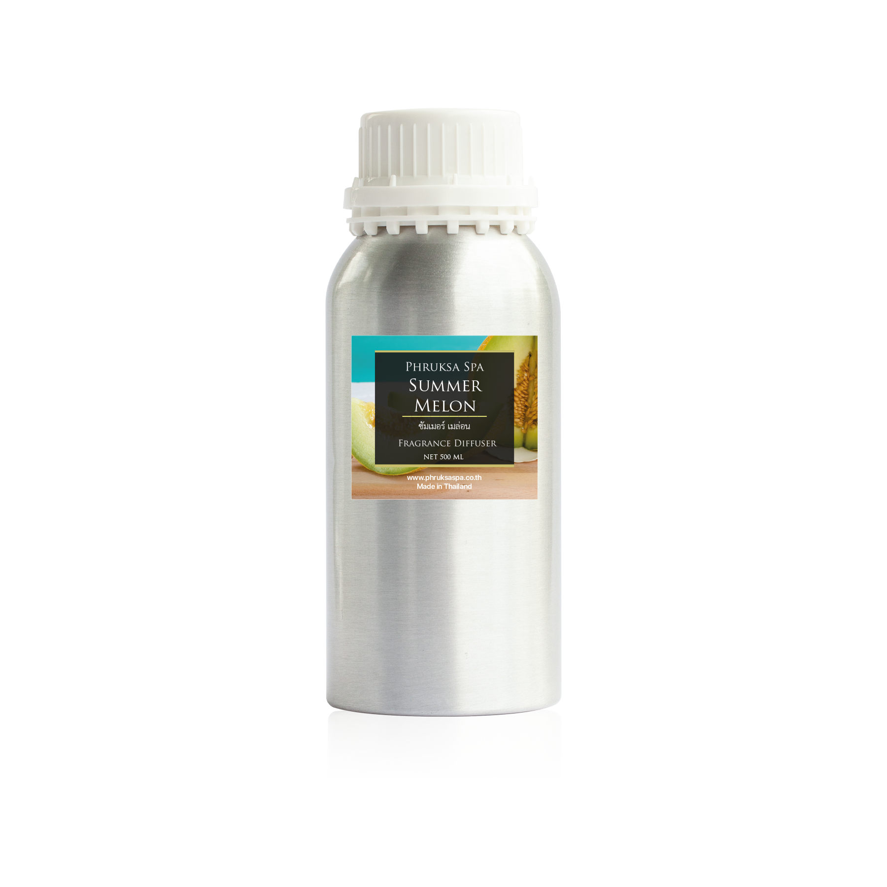 ก้านไม้หอมปรับอากาศ PHRUKSA SPA รีฟิล ขนาด 500 มล.  กลิ่น SUMMER MELON_0